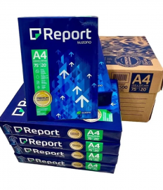 CAIXA COM 2500 FOLHAS DE PAPEL A4  - REPORT