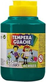 TINTA GUACHE VERDE BANDEIRA 250ML - ACRILEX