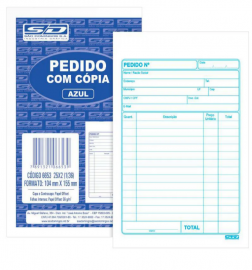 BLOCO DE PEDIDO 25X2 104MMX143MM 50FLS - SO DOMINGOS