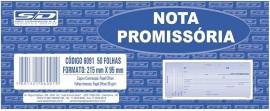 BLOCO NOTA PROMISSORIA 50FLS 215MMX95MM - SAO DOMINGOS