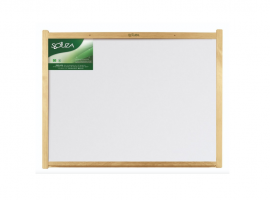 QUADRO BRANCO MOLDURA MADEIRA 070X050CM MAGITEL - SOUZA