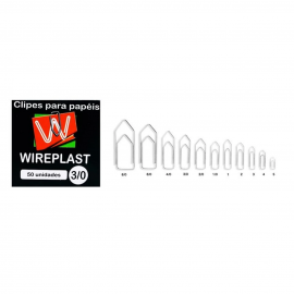 CLIPE WIREPLAST 3/0 GALV 50UN