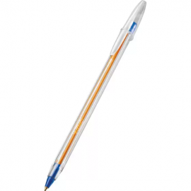 CANETA BIC ESC FINA AZUL