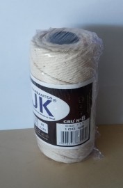 BARBANTE JK CRU N.8 R117 - 100GR  100% ALGODO