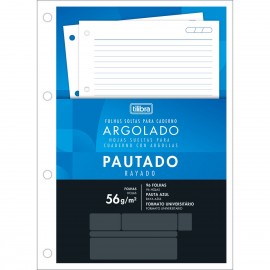 REFIL TILIFLEX FOLHAS SOLTAS PARA CADERNO ARGOLADO 96 FOLHAS - TILIBRA