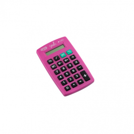 CALCULADORA PEQUENA 8 DGITOS DE BOLSO PINK - BRW