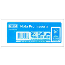 IMPRESSO NOTA PROMISSRIA PEQUENA 50 FOLHAS - TILIBRA