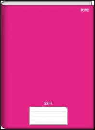 CADERNO BROCHURA STIFF ROSA 96 FLS - JANDAIA