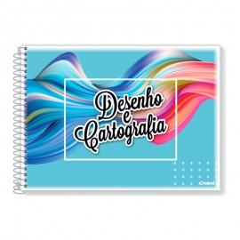 CADERNO CARTOGRAFIA GRANDE 48F- CREDEAL