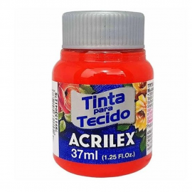 TINTA PARA TECIDO COR VERMELHO FOGO - ACRILEX