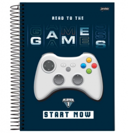 CADERNO PLAYER 1CD 1 MATRIA 80 FLS - SO DOMINGOS