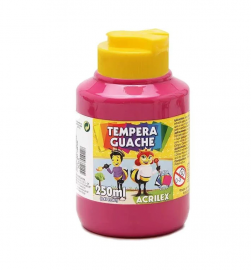 TINTA GUACHE ROSA 250ML - ACRILEX