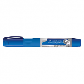 MARCADOR PARA QUADRO BRANCO RECARREGVEL AZUL - FABER CASTELL