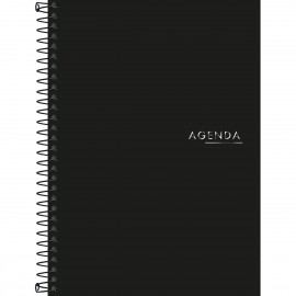 AGENDA ESPIRAL PERMANENTE NAPOLI PRETA - TILIBRA