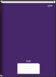 CADERNO BROCHURA STIFF ROXO 96F - JANDAIA