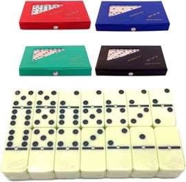 JOGO DE DOMINO DE OSSO PROFISSIONAL 28 PEAS 50 X 25 X 10MM