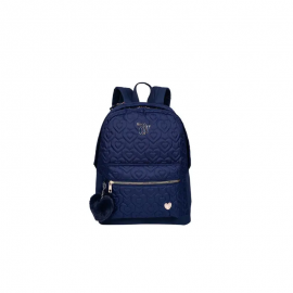 MOCHILA GRANDE CAPRICHO CRUSH AZUL MARINHO - SESTINI