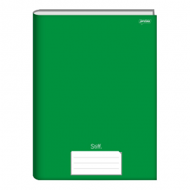 CADERNO BROCHURA STIFF VERDE 96F - JANDAIA