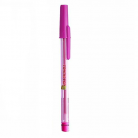 Caneta Pink Esferogrfica Ponta Fina 07 Compactor