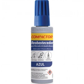 REFIL AZUL PARA MARCADOR DE QUADRO BRANCO 30ML - COMPACTOR