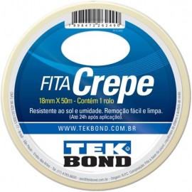 FITA CREPE 18MMX50M USO GERAL - TEKBOND