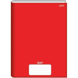 CADERNO BROCHURA STIFF 96FLS VERMELHO