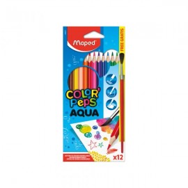 LPIS DE COR COLORPEPS AQUARELVEL 12 CORES - MAPED