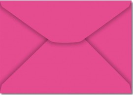 ENVELOPE CARTA COLORIDO 114X162MM ROSA 85G - FORONI