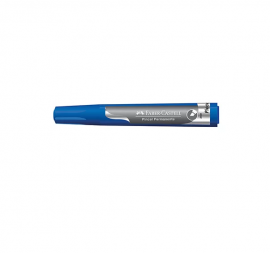 MARCADOR PERMANENTE FABER CASTELL AZUL