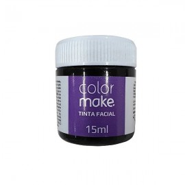 PINTURA FACIAL LIQUIDA PRETA 15ML - COLORMAKE