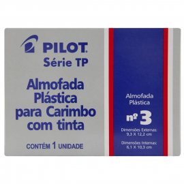 ALMOFADA PARA CARIMBO AZUL N3 - PILOTO