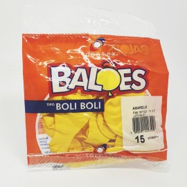 BALAO BOLI BOLI 6,5 LISO AMARELO 50X1