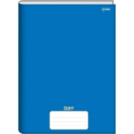 CADERNO BROCHURA STIFF 96F AZUL - JANDAIA