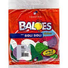 BALAO BOLI BOLI LISO 6,5 CORES SORTIDAS