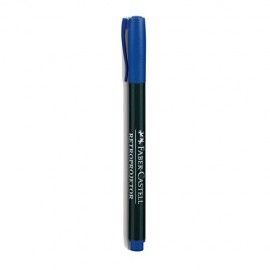 MARCADOR CD/DVD/RETRO FABER CASTELL 1.0 AZUL