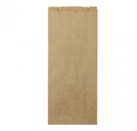 1 KG SACOS DE PAPEL KRAFT LISO  PAES SALGADOS DOCES  APROX 100 UNIDADES