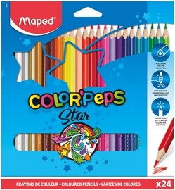 LPIS DE  COR MAPED COLORPEPS 24 CORES