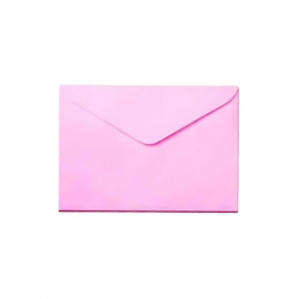 ENVELOPE CARTA COLORIDO 114X162MM ROSA CLARO 80G - SCRITY