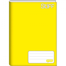 CADERNO PEQUENO 1/4 JANDAIA AMARELO 96 FOLHAS